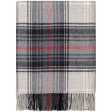 Lambswool Blanket - Lochcarron Graphite Tartan